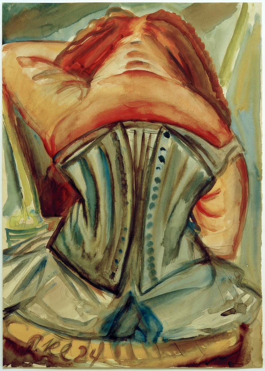 Frau von hinten 作者 保罗·克莱因施密特