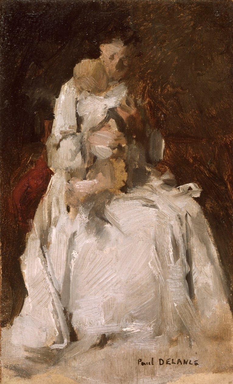 母亲和孩子》，1880-1900年 作者 保罗·路易斯·德兰斯