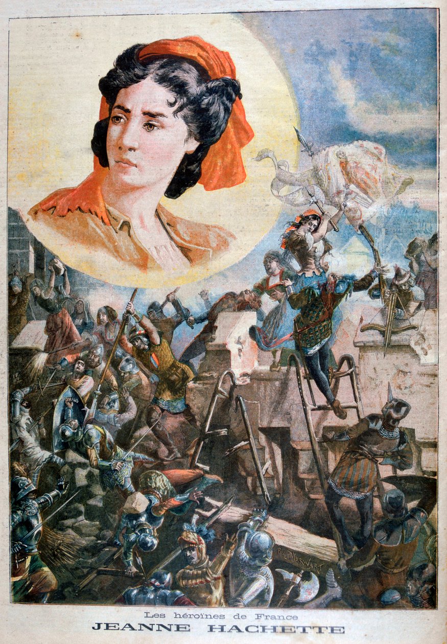 珍妮·阿歇特（Jeanne Hachette），法国女英雄，1894年 作者 保罗·默沃特