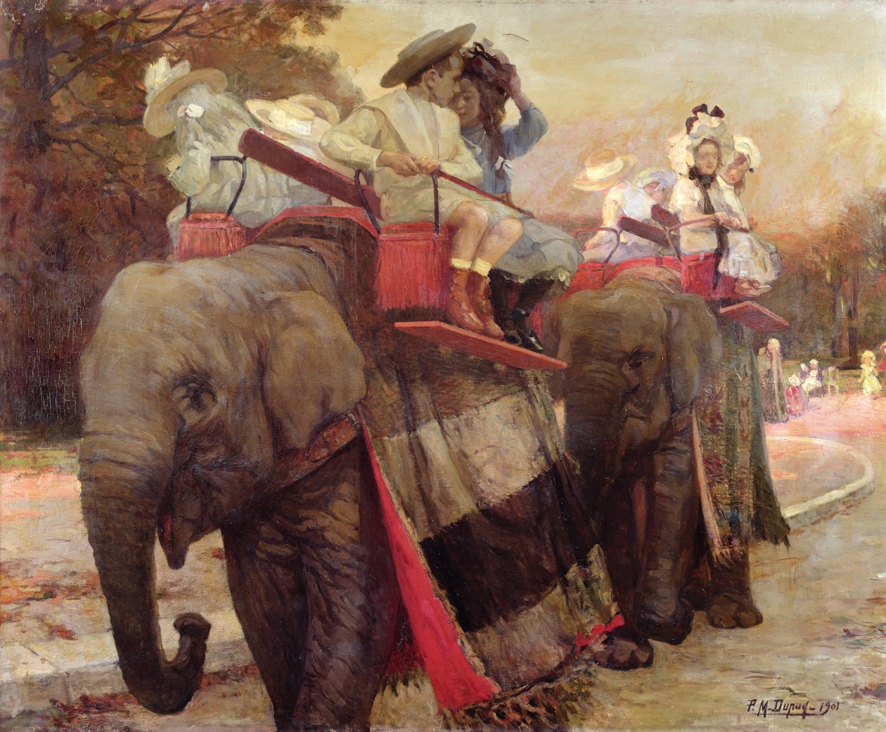 The Elephants in the Jardin d
