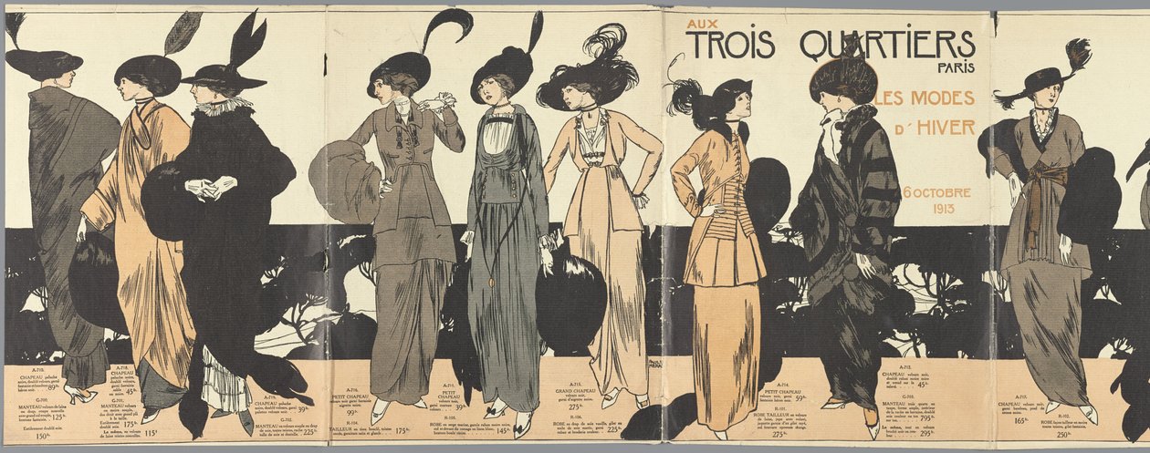 Aux Trois Quartiers 巴黎，Les Modes d