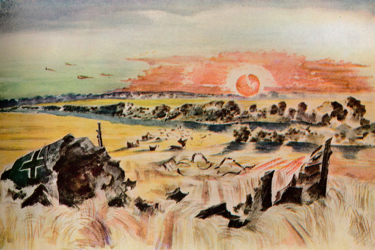 玉米轰炸机，1940年 作者 保罗·纳什