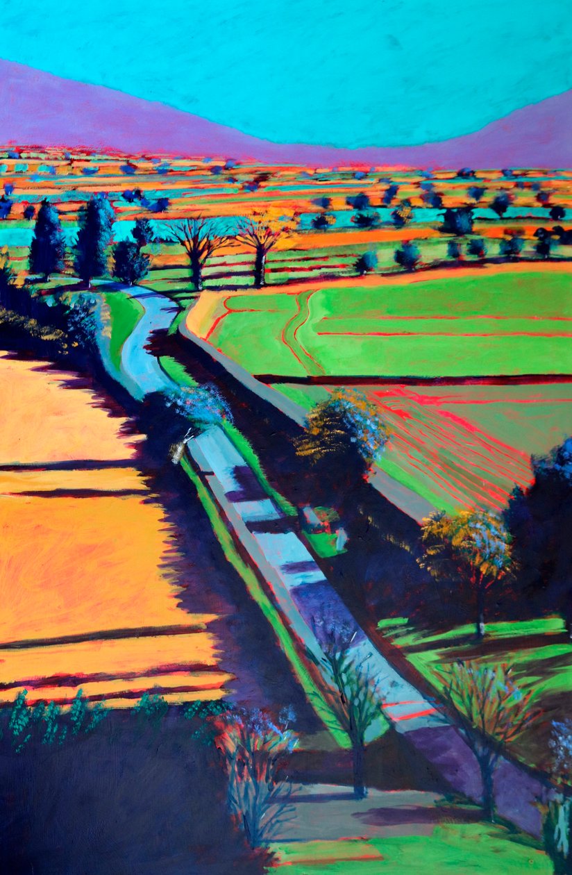 午后，2024 年（丙烯酸画板） 作者 保罗·鲍伊斯