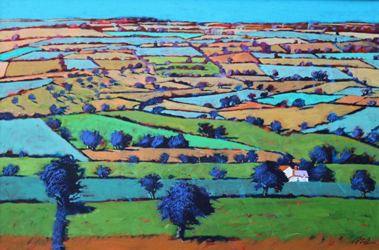 Beacon hill (acrylic on board) 作者 保罗·鲍伊斯