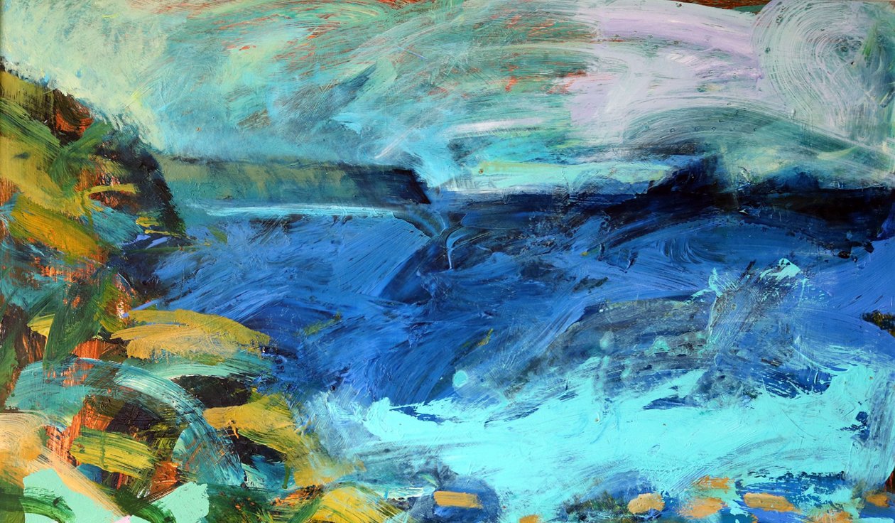 Cape Cornwall (acrylic on board) 作者 保罗·鲍伊斯