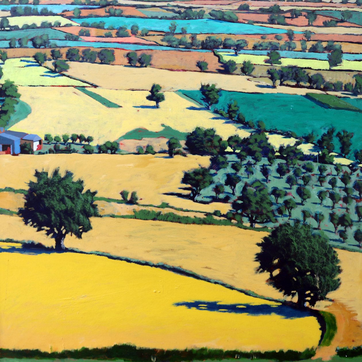 Chase end (acrylic on board) 作者 保罗·鲍伊斯