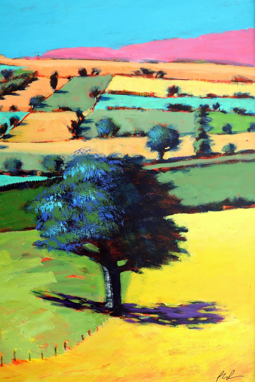 Coombe close up 1 (acrylic on board) 作者 保罗·鲍伊斯