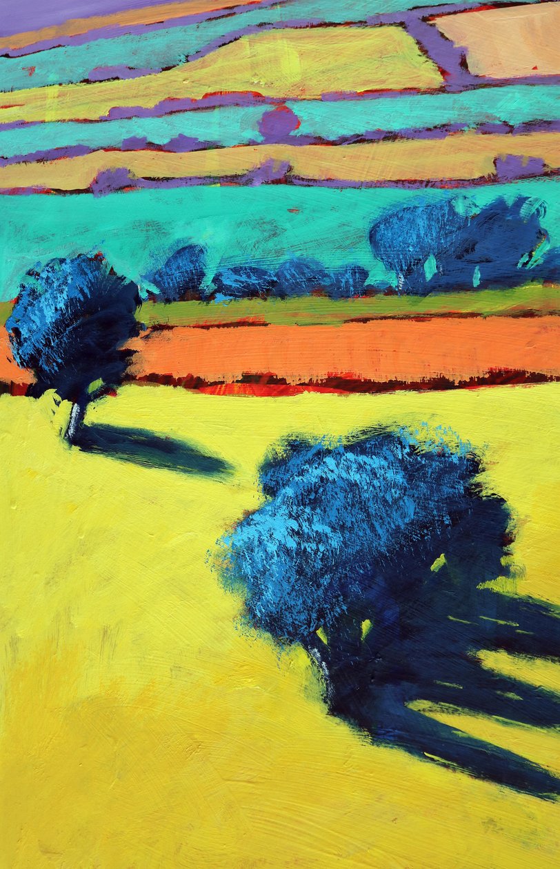 Cotswold Way close up 1 (acrylic on board) 作者 保罗·鲍伊斯