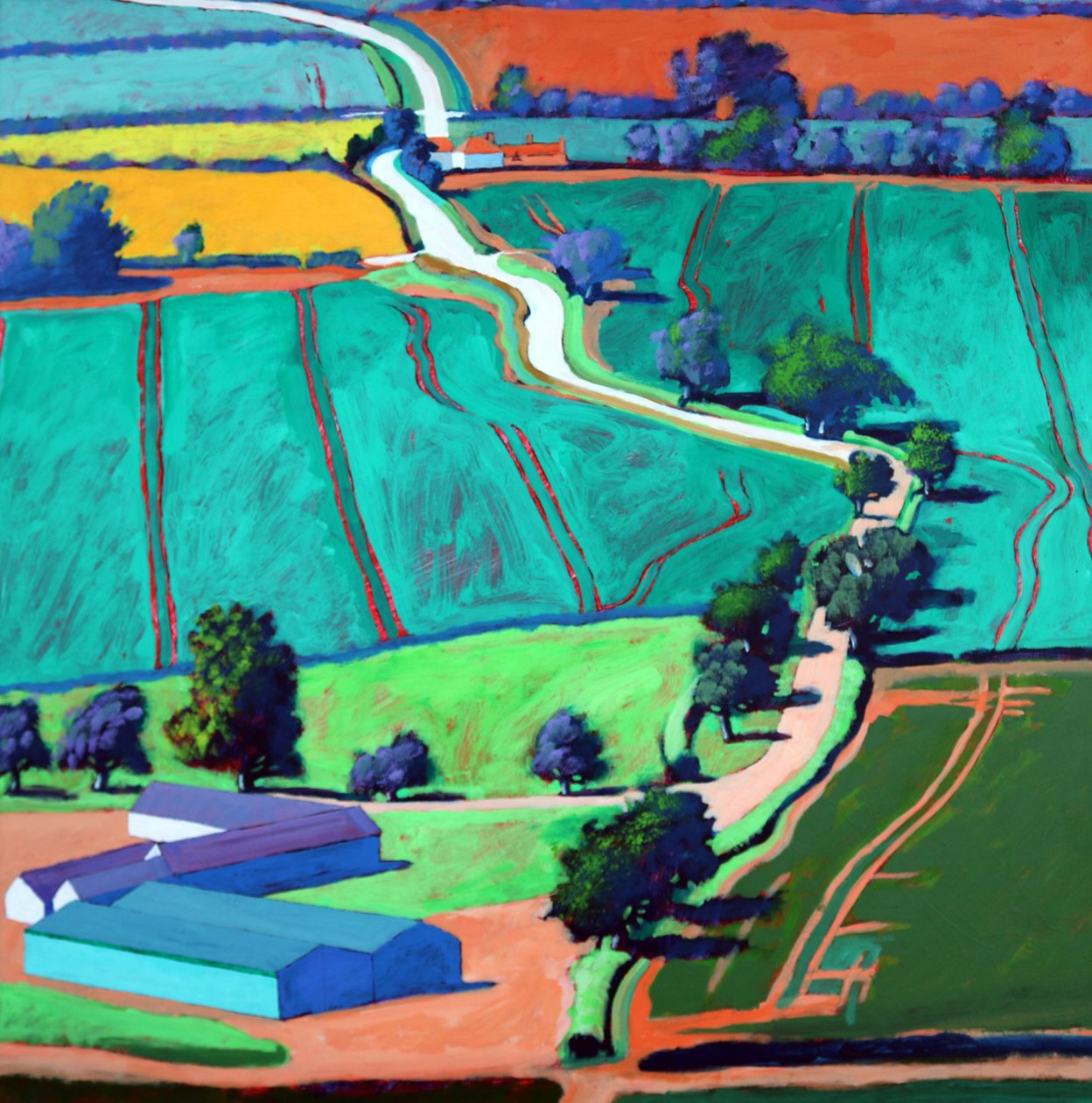 Lane II (acrylic on board) 作者 保罗·鲍伊斯