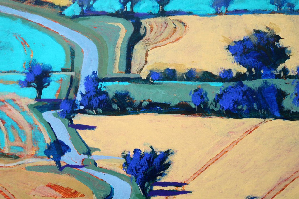 乡村小道 3 号，2022 年（丙烯酸画板） 作者 保罗·鲍伊斯