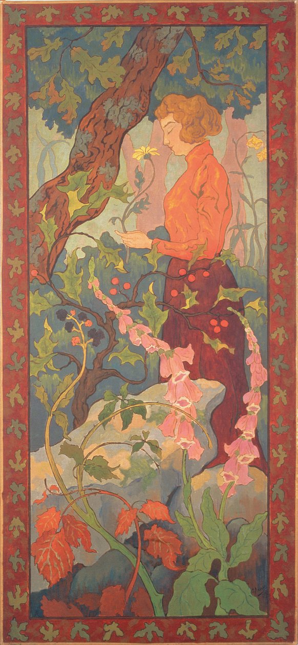 毛地黄，1899年 作者 保罗·埃利·兰森