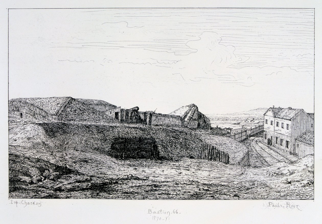 66堡垒，巴黎围困，1870-1871年 作者 保罗·鲁
