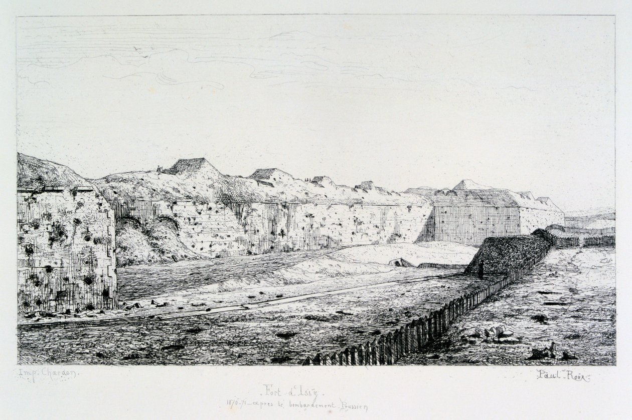 迪西堡，巴黎大包围，1870-1871年 作者 保罗·鲁