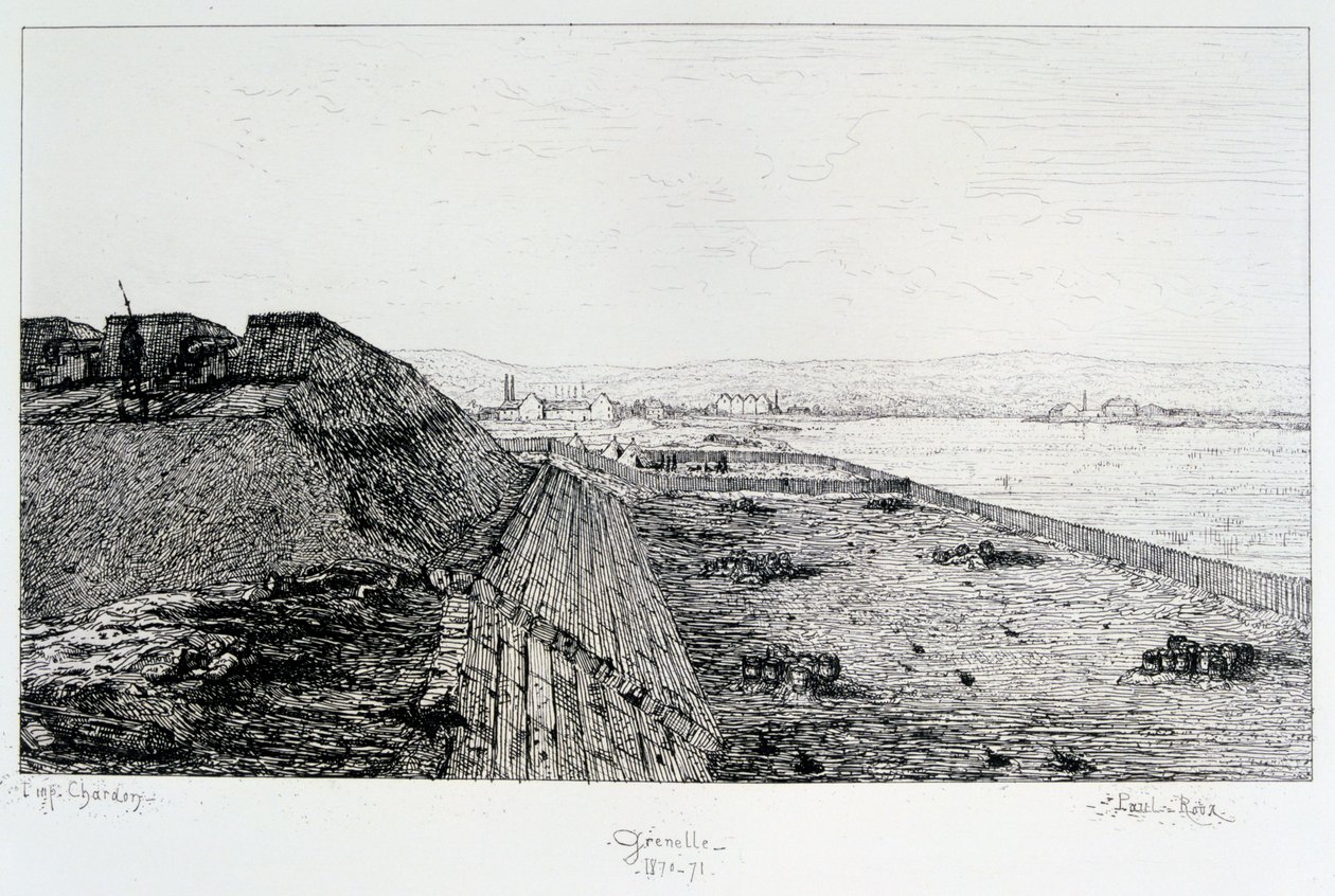 格勒内勒（Grenelle），《巴黎包围》，1870-1871年 作者 保罗·鲁