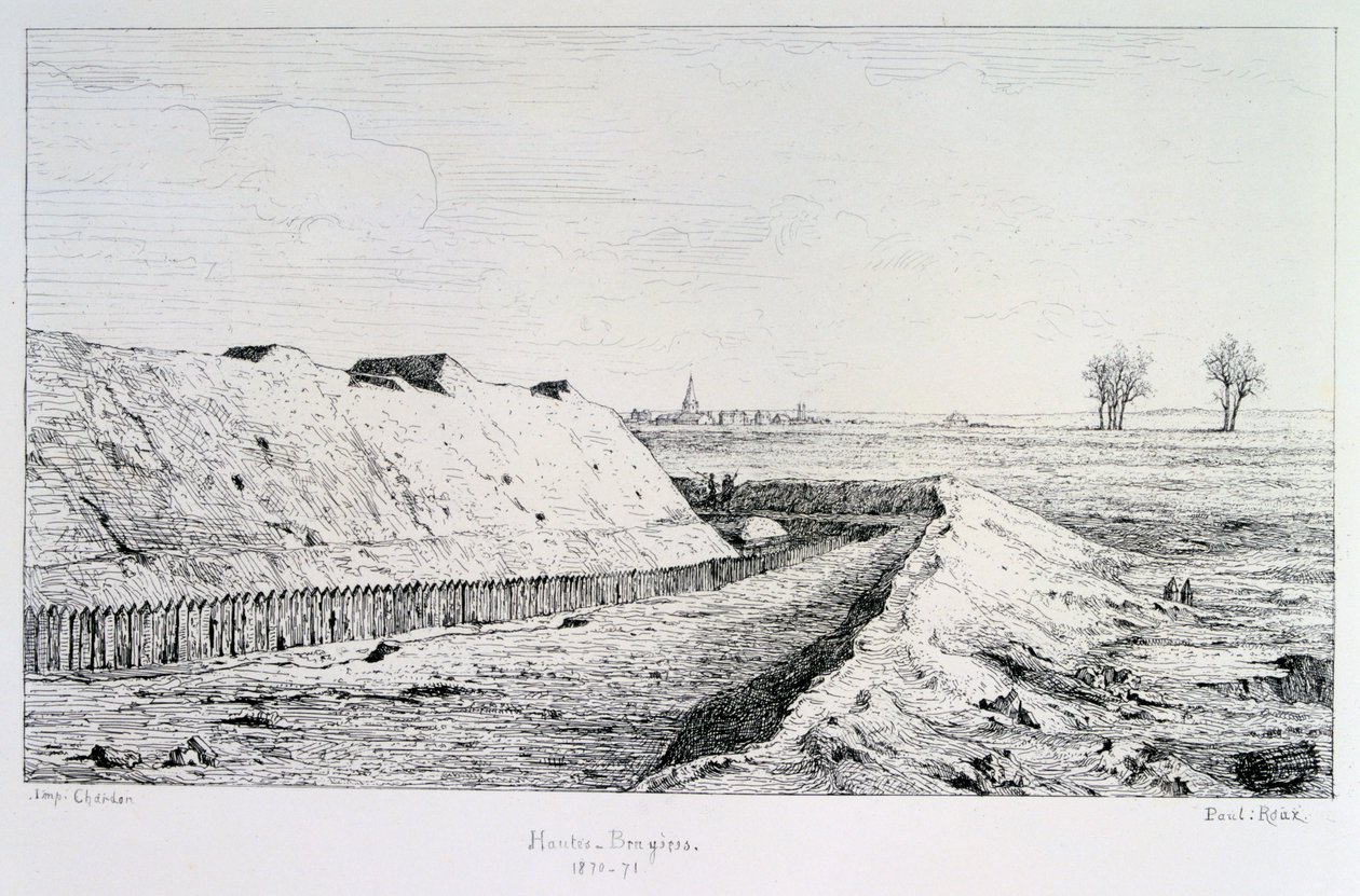 布鲁日（Haute Brugeres），巴黎围困，1870-1871年 作者 保罗·鲁