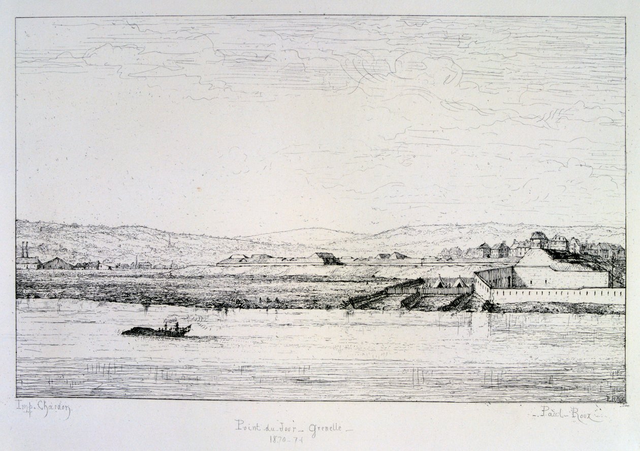 朱迪角（Point du Jour）-格林内尔（Grenelle），巴黎围困，1870-1871年 作者 保罗·鲁