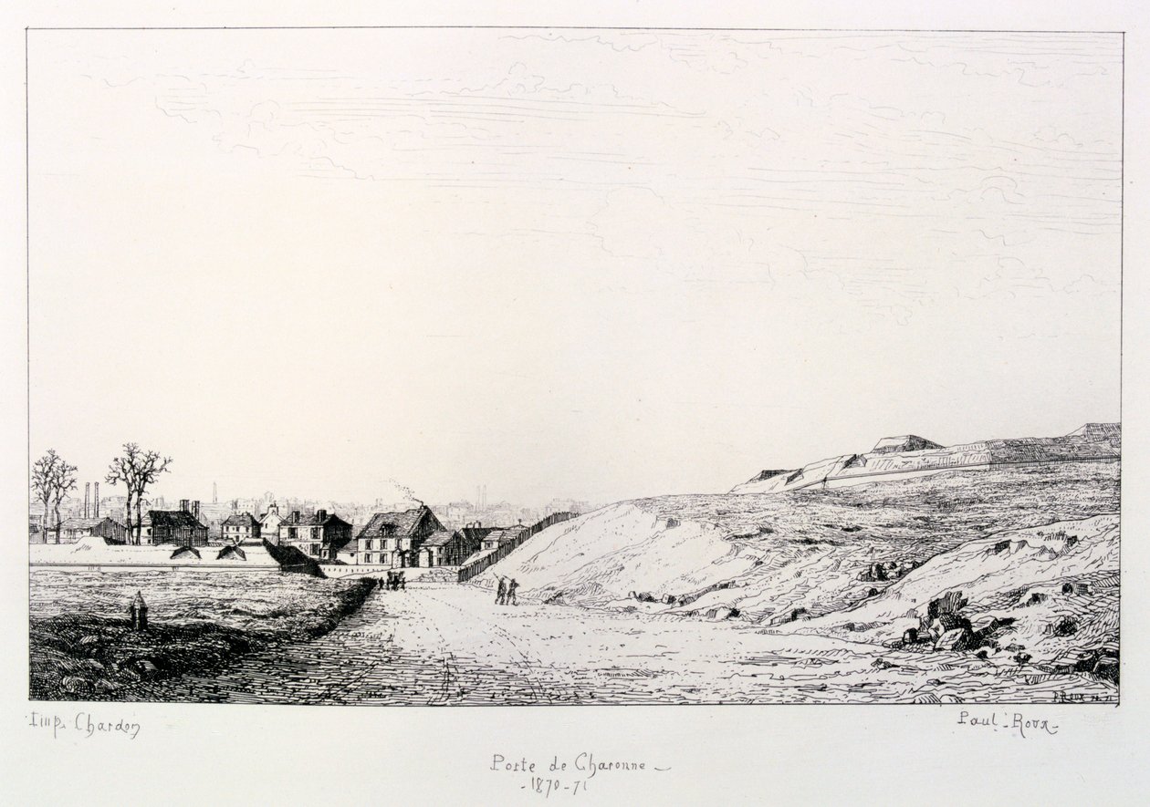 巴黎围攻，1870-1871年，夏洛讷邮政 作者 保罗·鲁