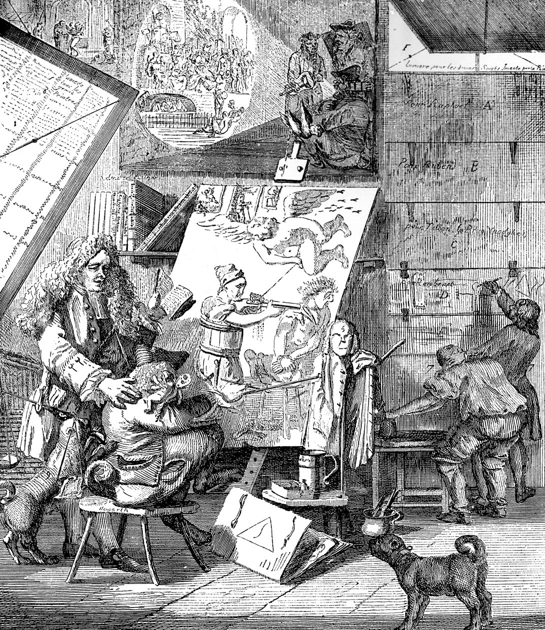 1753年的滑稽表演。 作者 保罗·桑德比