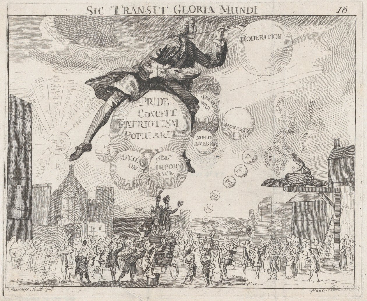 Sic Transit Gloria Mundi, ca. 1762. ca. 1762. 作者 保罗三明治