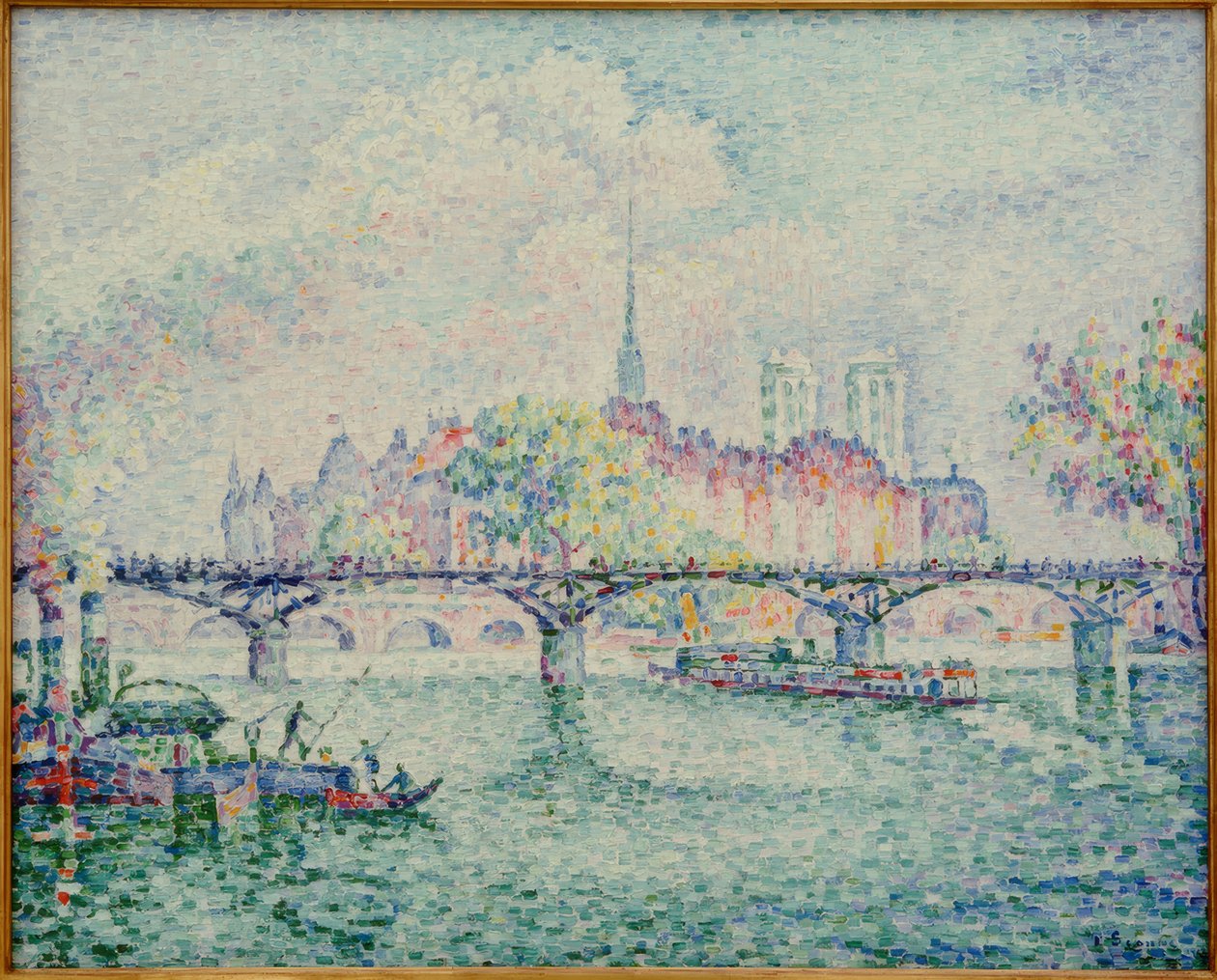艺术桥（Der Pont des Arts） 作者 保罗·西尼亚克