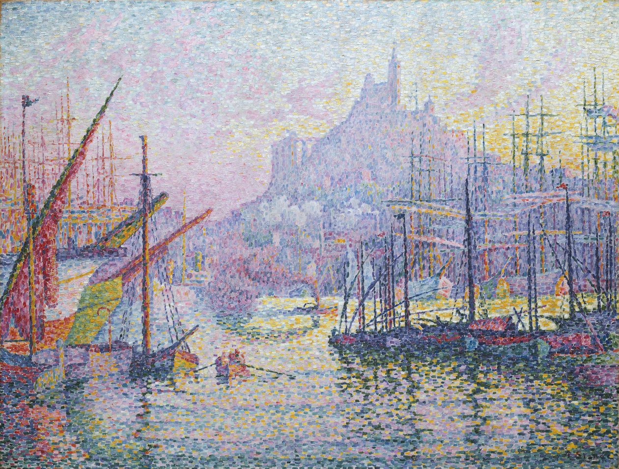 1905年至6月，马赛的Notre-Dame-de-la-Garde（好母亲） 作者 保罗·西尼亚克