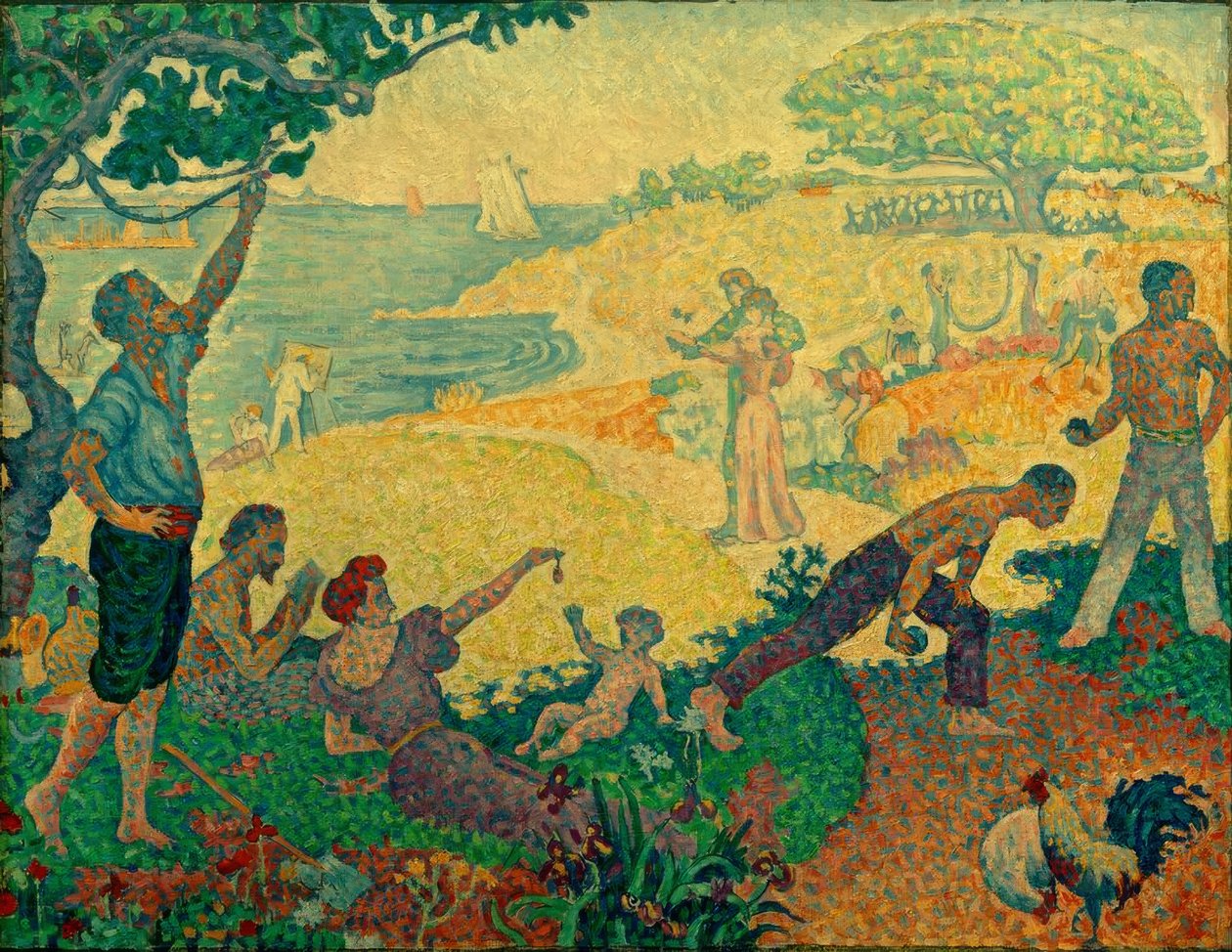 P.Signac，和谐时刻 作者 保罗·西尼亚克