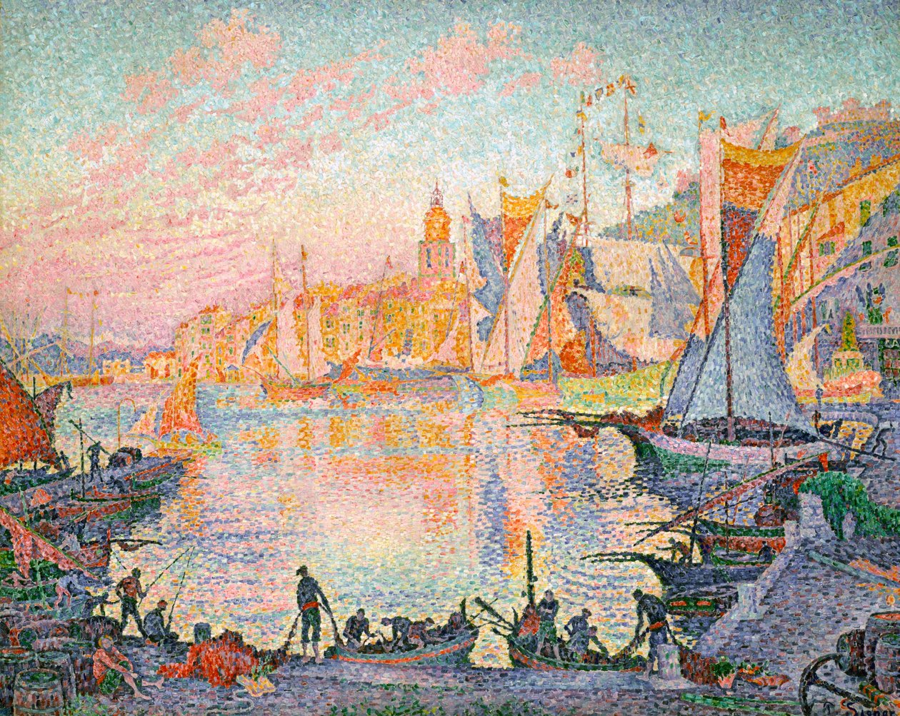 1901-1902年圣特罗佩港 作者 保罗·西尼亚克