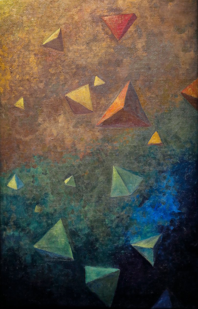 梯形图，约 1910 年（布面油画） 作者 保罗·塞鲁西耶