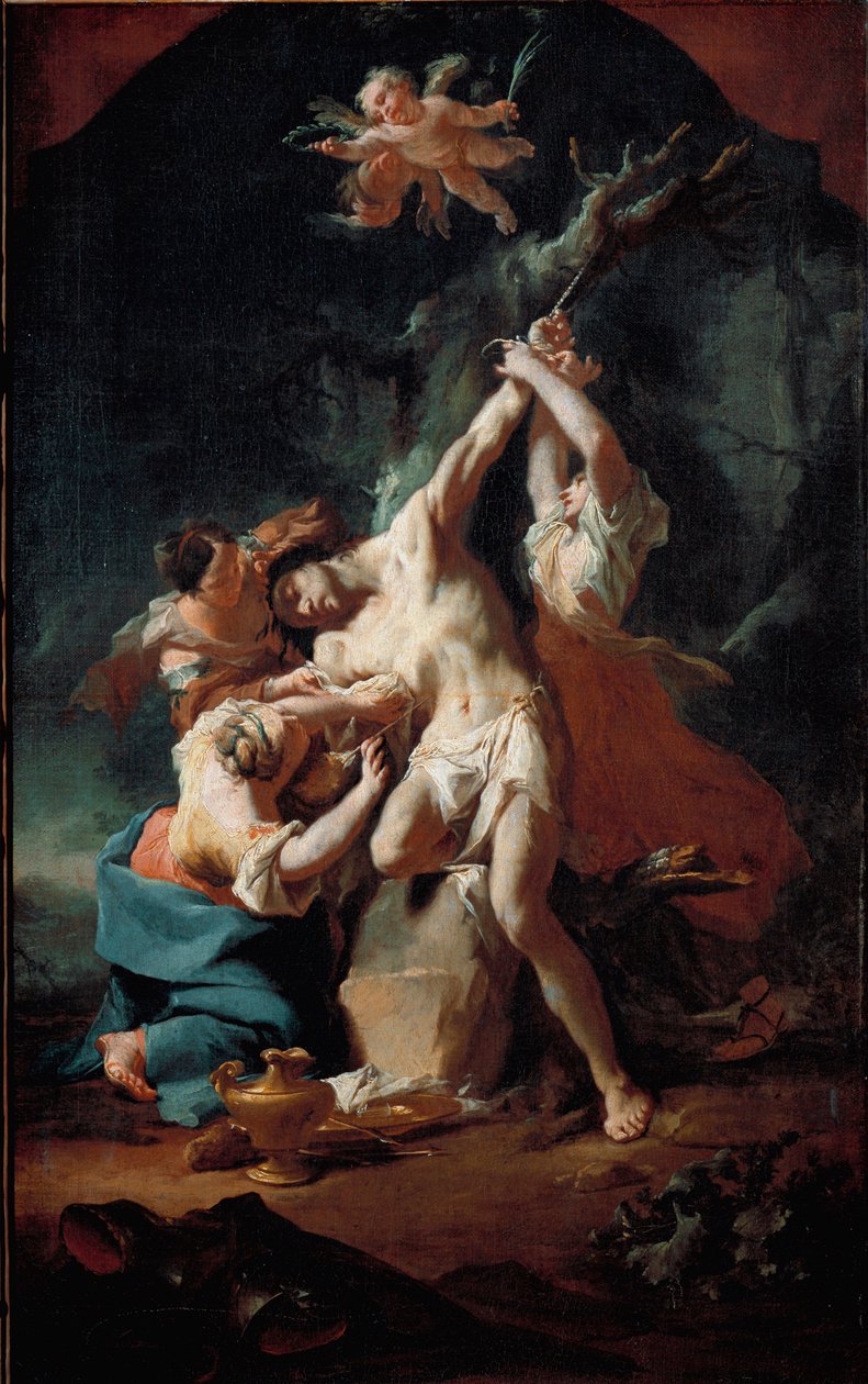 The Martyrdom of Saint Sebastian (oil on canvas 作者 保罗·特罗格