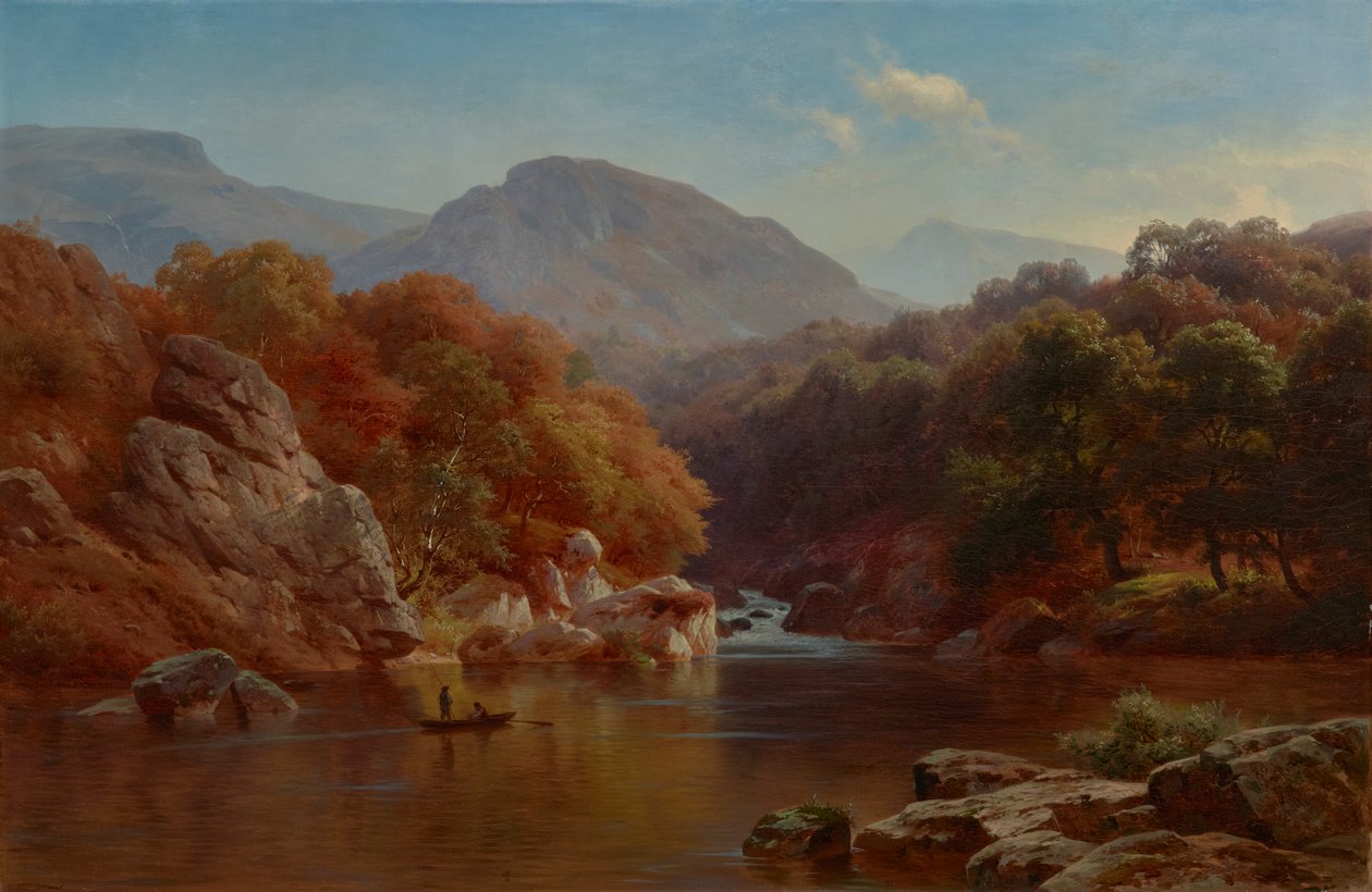 宾夕法尼亚风景 1862 年（布面油画） 作者 保罗·韦伯