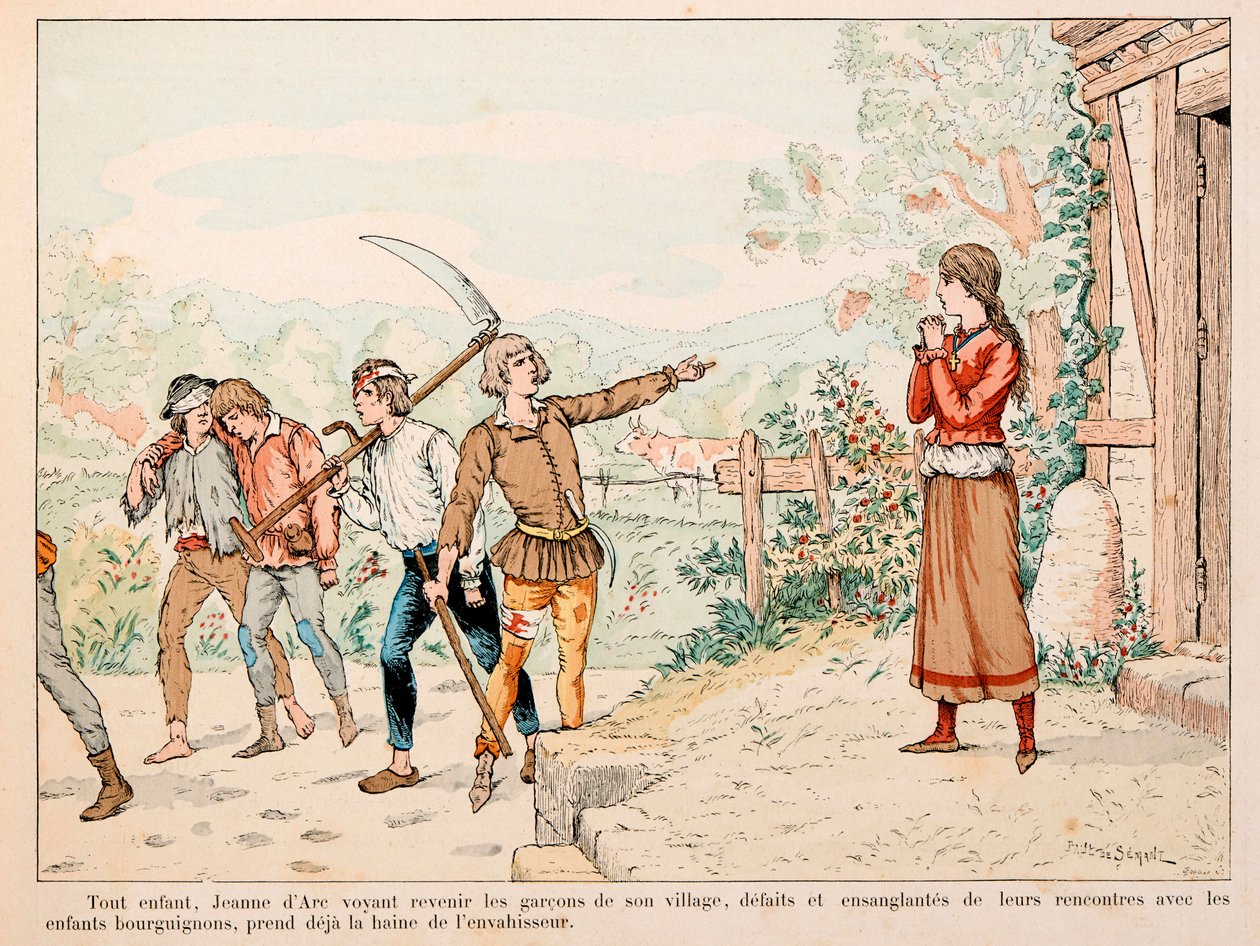 Illustration taken from the book “” Jeanne d