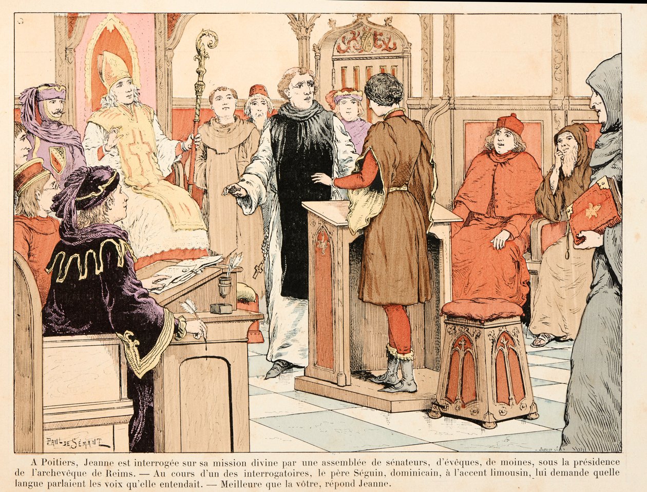 Illustration taken from the book “” Jeanne d