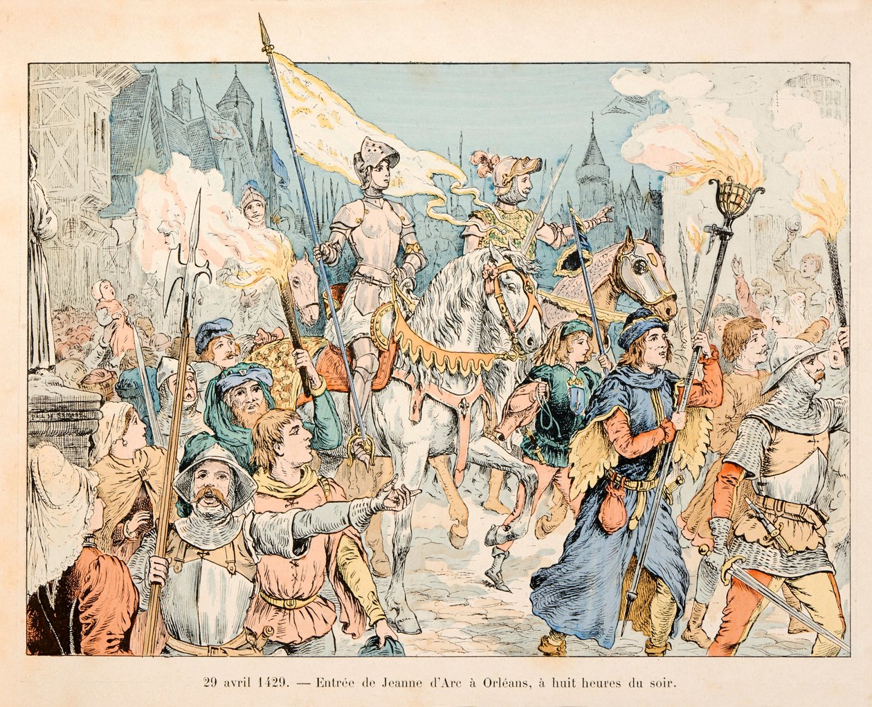 插图取自 Theodore Cahu 的“Jeanne d