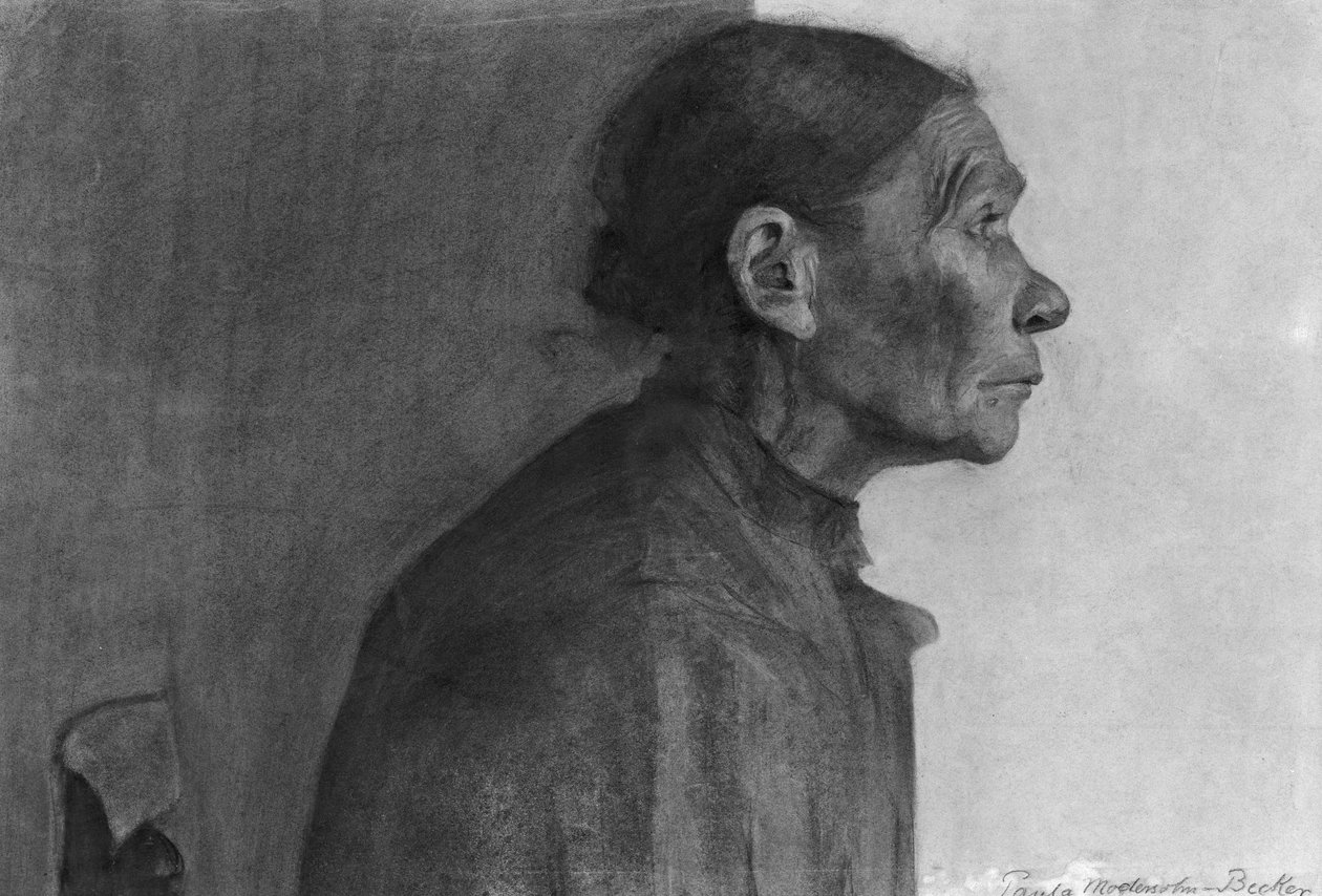 农民妇女肖像，1898-99年 作者 宝拉·莫德森·贝克尔