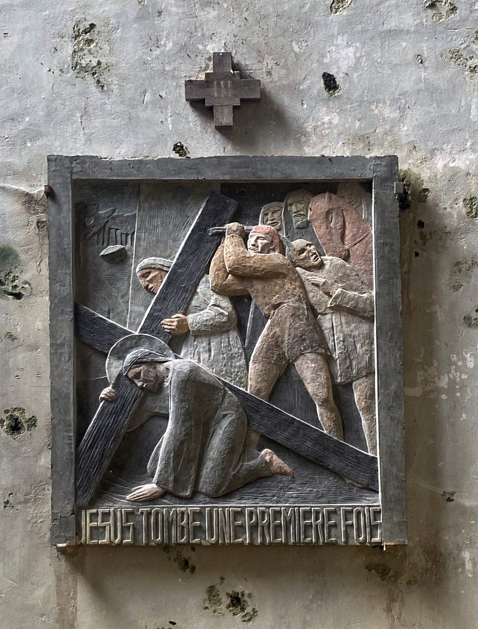 十字架之路，Saint-Mandet 教堂，拉尔松河畔费里耶尔 1931 年 作者 保罗·里肯