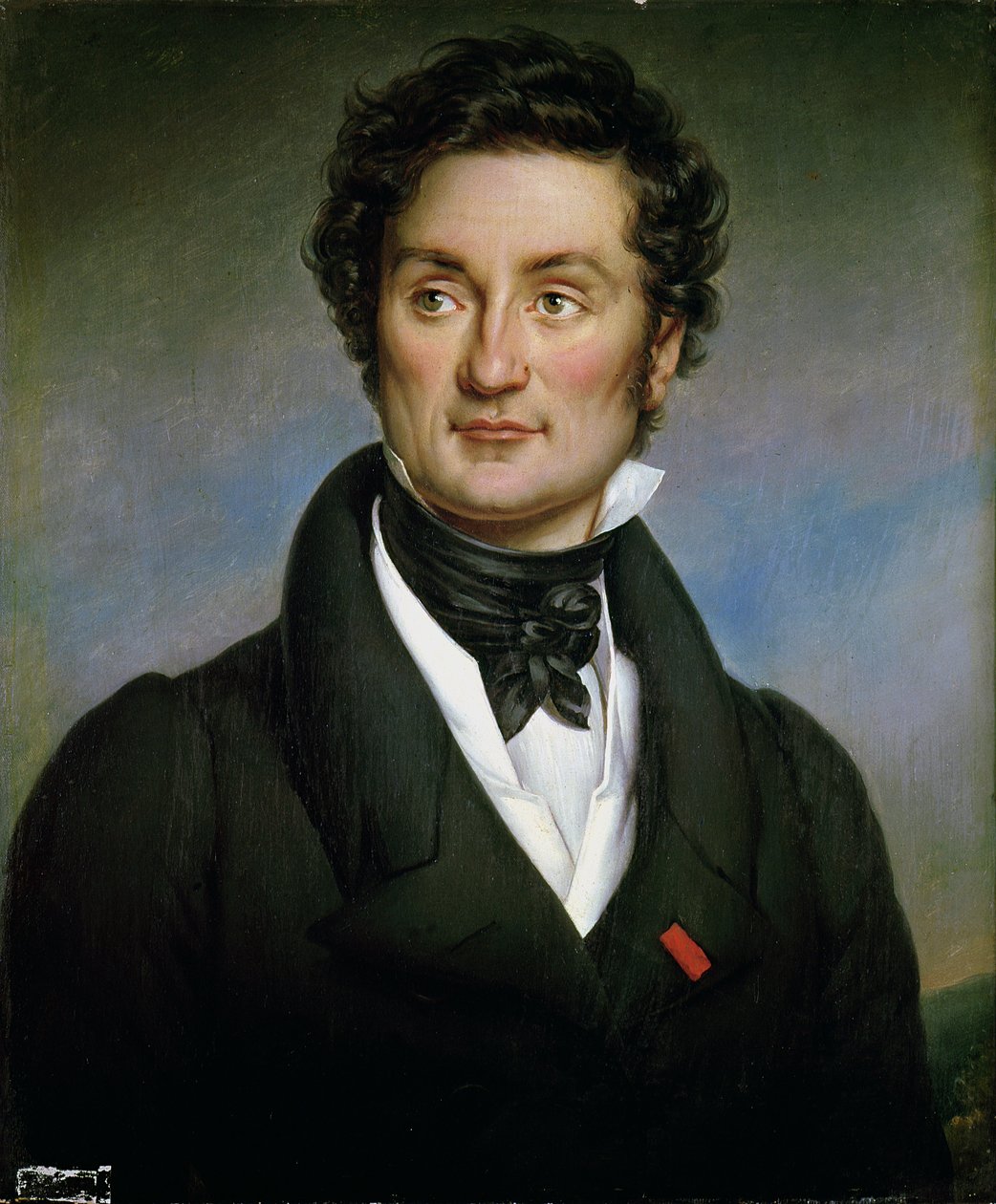 Charles Nodier（1780-1844）1824年的肖像 作者 保林·让·巴蒂斯特·格林