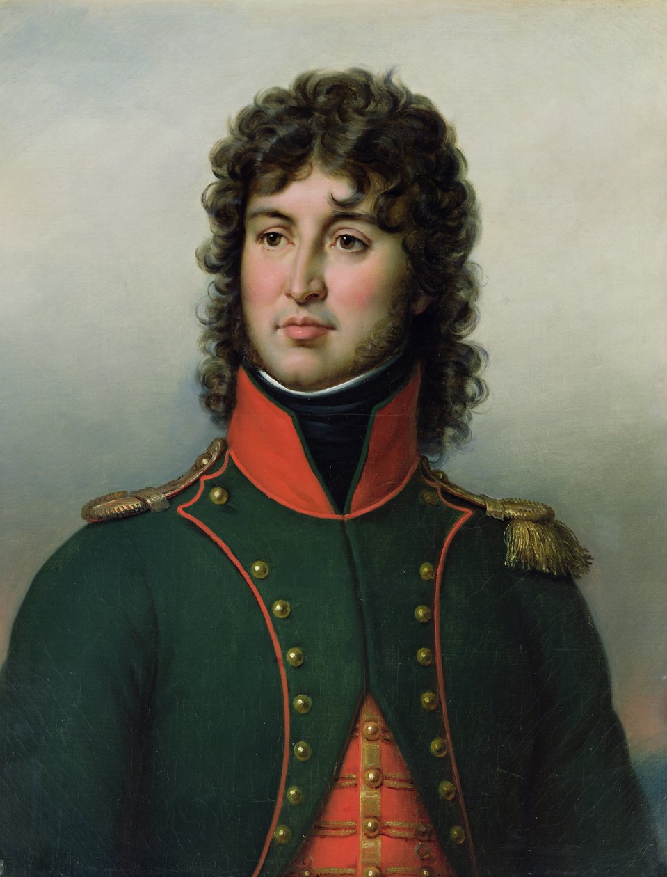 Joachim Murat（1767-1815）那不勒斯国王的肖像 作者 保林·让·巴蒂斯特·格林