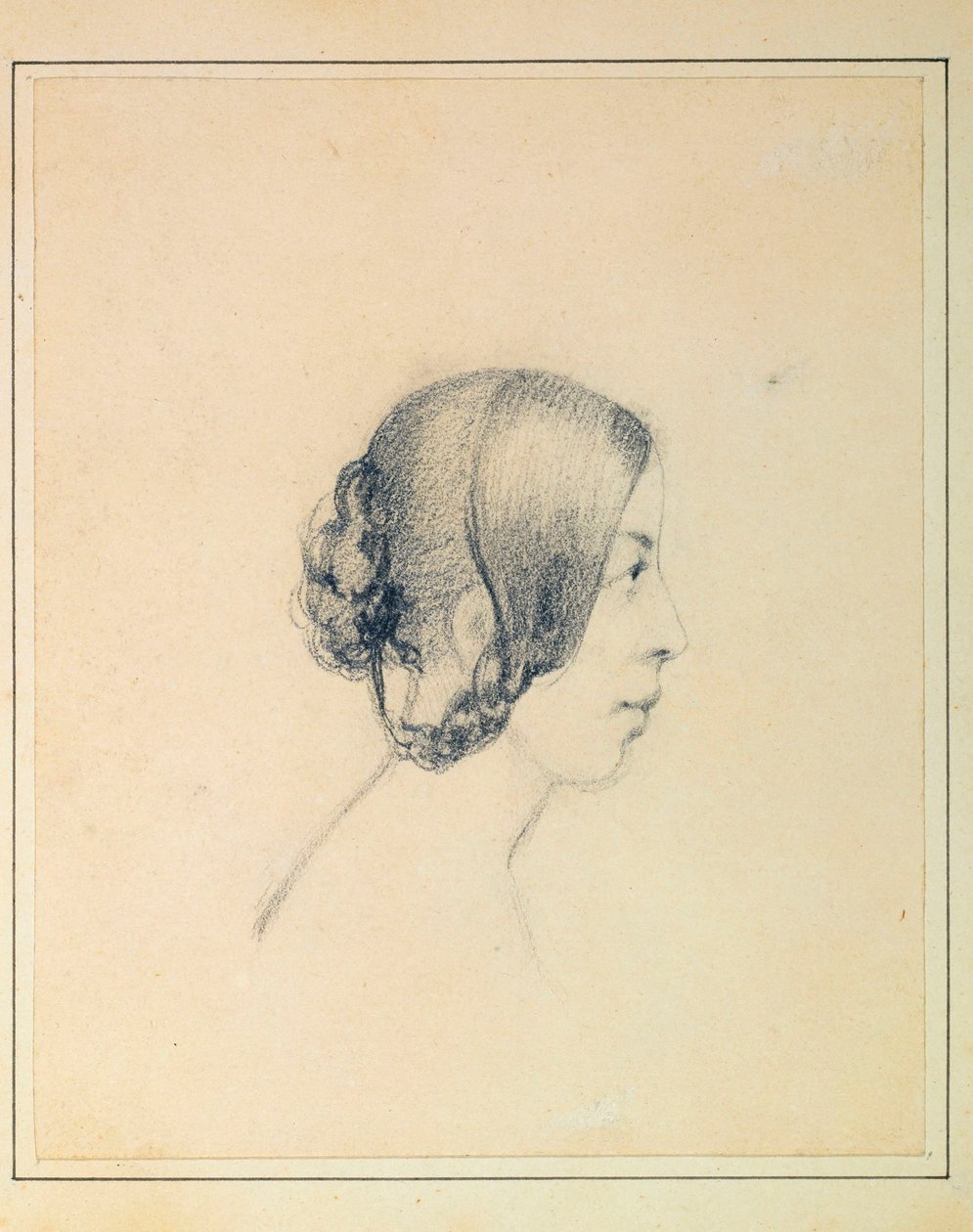 自画像。 作者 宝琳（Pauline Viardot Garcia）