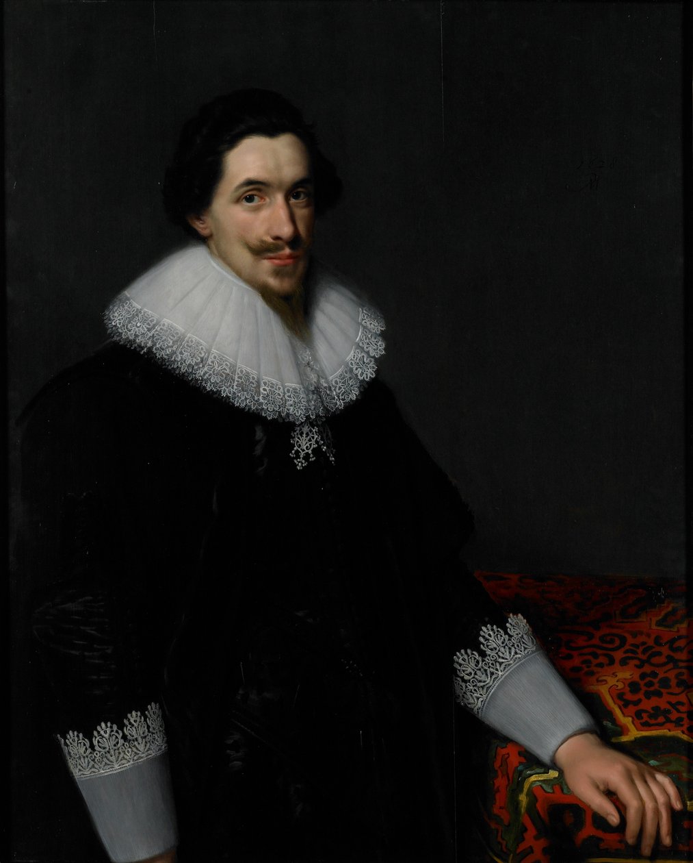 Lucas van Voorst的肖像，1628年 作者 保罗·莫雷尔斯
