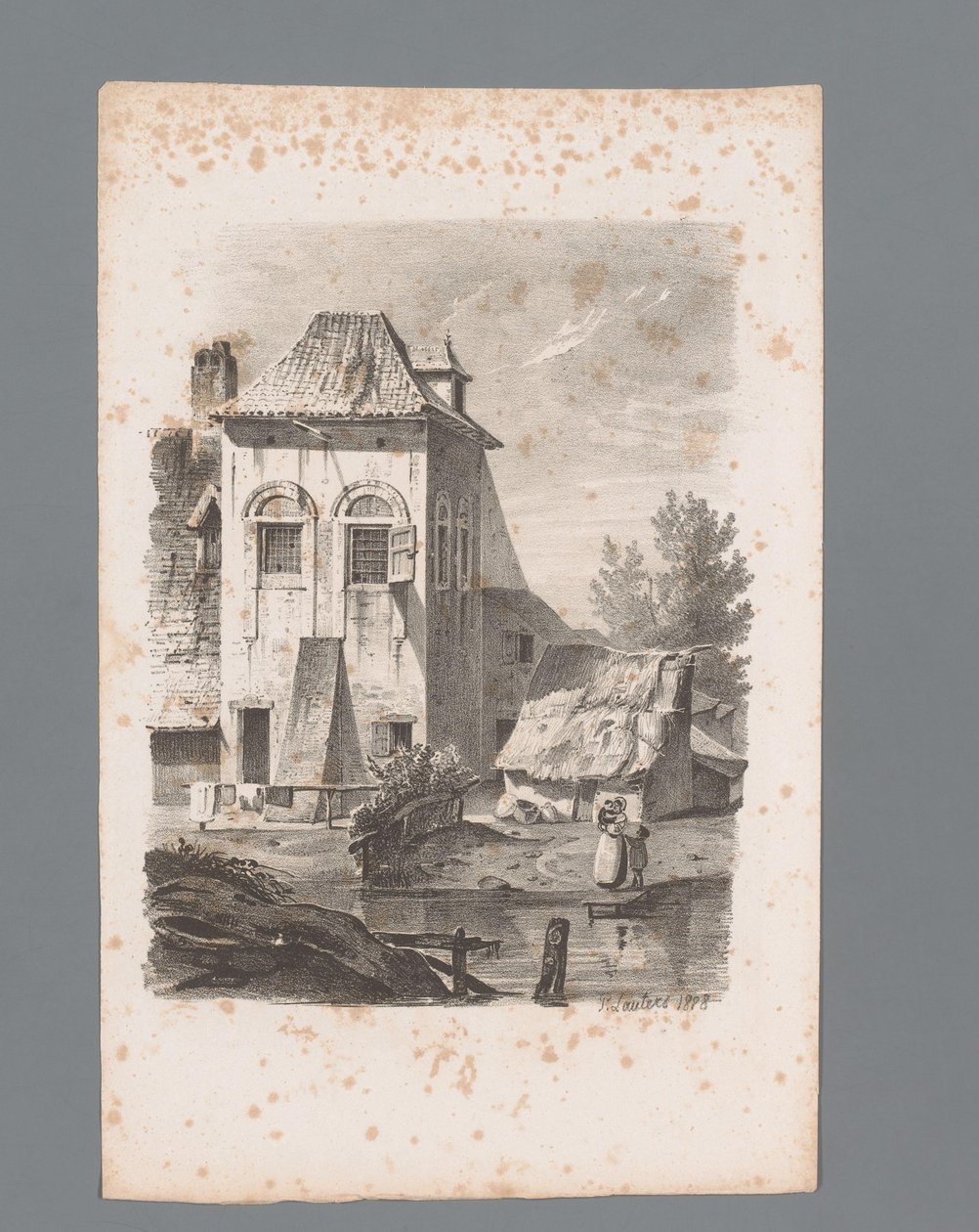 水上房子的景色 景观原理（系列名称） Principes de paysages（系列标题） 作者 保罗·劳特斯