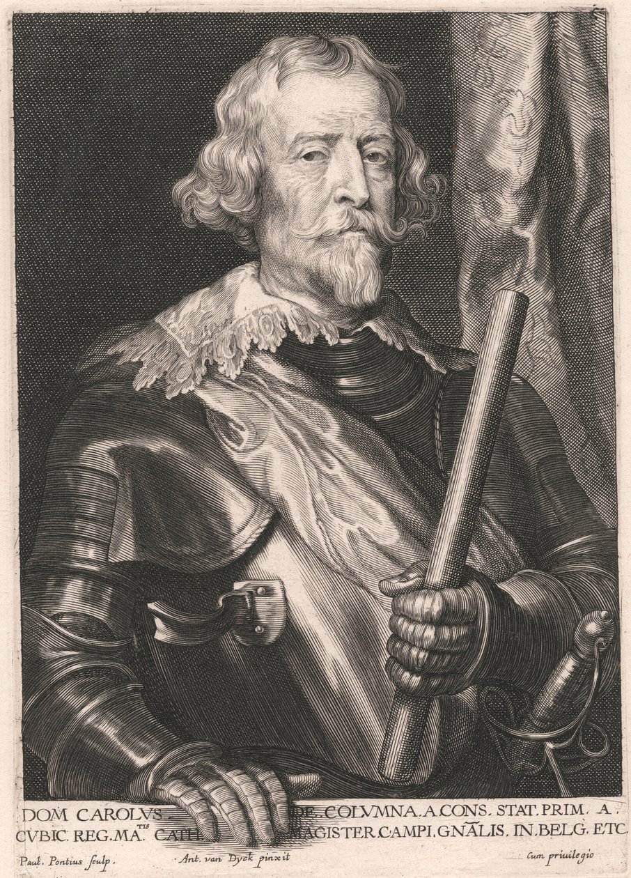 Dom Carolus de Columna a Cons.Stat.Prim.Reg.Matis.Cath.Magister Campi.Gnalis.Belg.等 作者 保罗·本丢斯