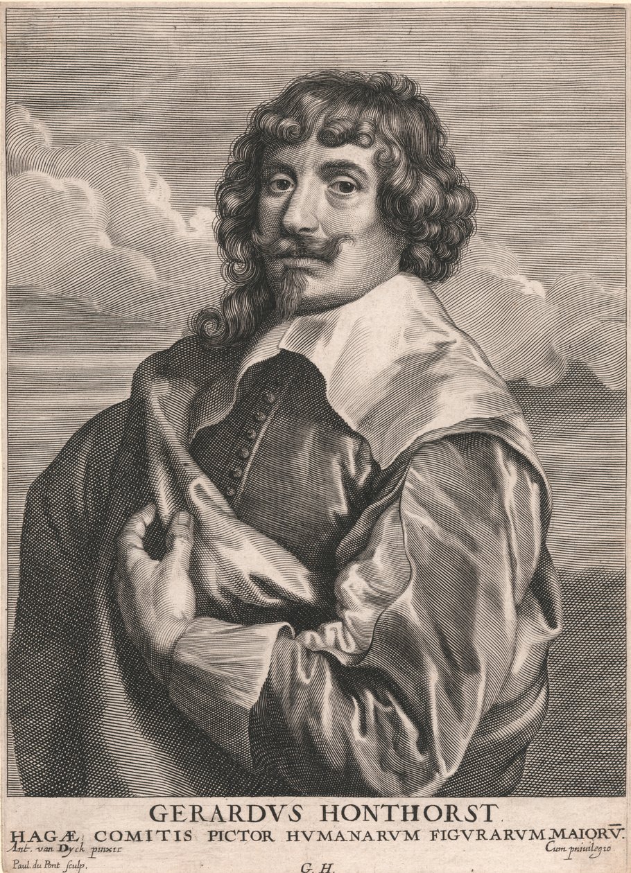 Gerardus Honthorst，伯爵主要人物画家 作者 保罗·本丢斯