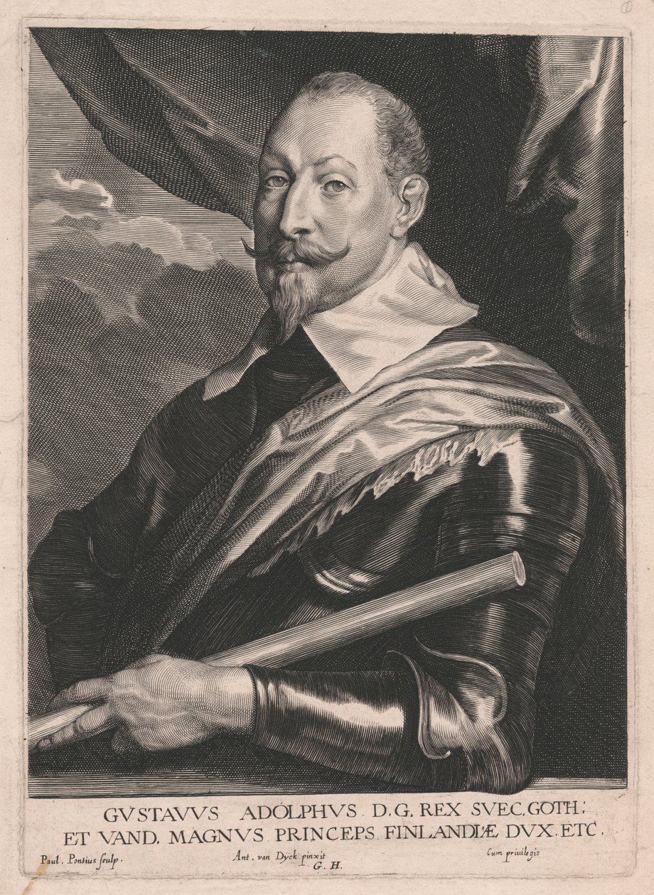 Gustavus Adolphus D.G.Rex Svec.Goth; et Vand, Magnus Princeps Finlandiæ Dux, Etc. 作者 保罗·本丢斯