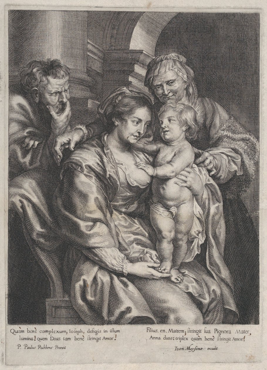 Holy Family with Saint Anne, ca. 1620-70., ca. 1620-70. 作者 保罗·本丢斯
