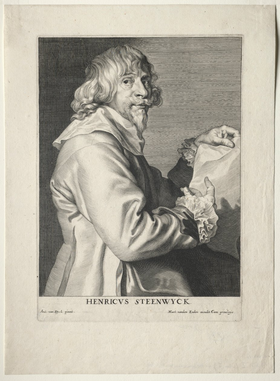 Henri van Steenwyck的肖像。 作者 保罗·本丢斯