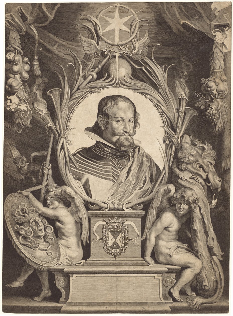 加斯帕尔-德-古斯曼，奥利瓦雷斯伯爵 作者 保卢斯·庞蒂乌斯（Paulus Pontius）、彼得·保罗·鲁本斯爵士（Sir Peter Paul Rubens）、迭戈·委拉斯开兹（Diego Velázquez）