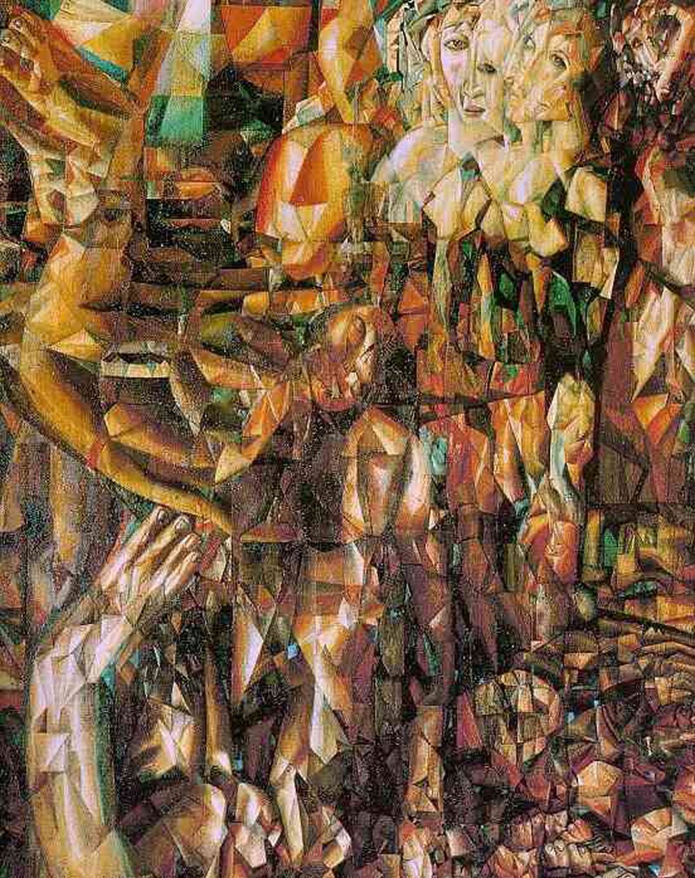 一对情侣，1912年 作者 帕维尔·尼古拉耶维奇·菲洛诺夫