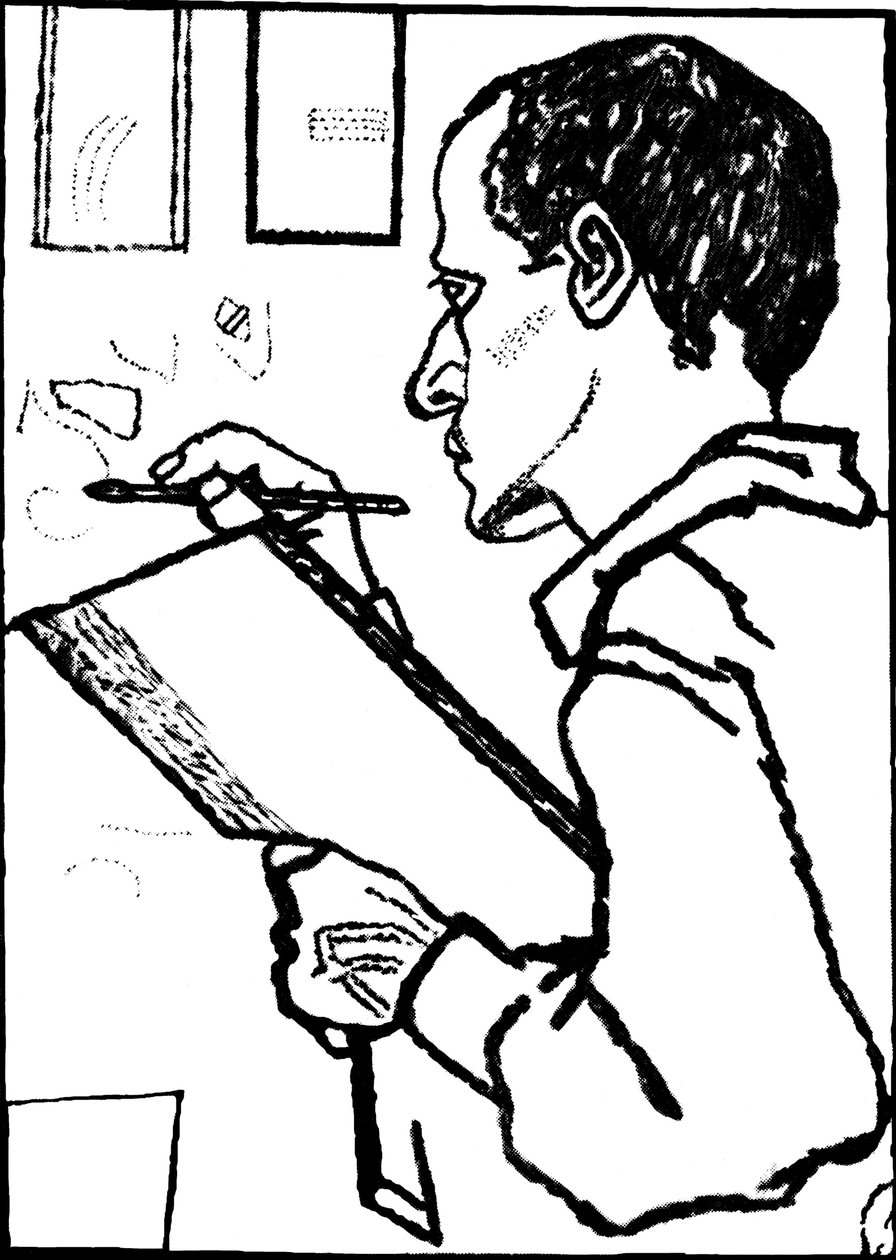 自画像，1925年。 作者 帕维尔·尼古拉耶维奇·菲洛诺夫