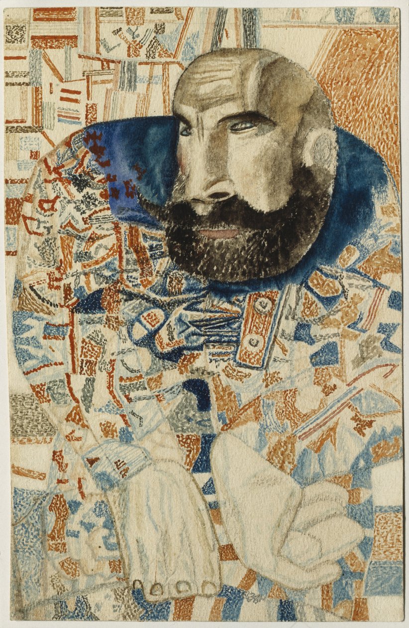 车夫，1912-1928年 作者 帕维尔·尼古拉耶维奇·菲洛诺夫（Pavel Nikolayevich Filonov）