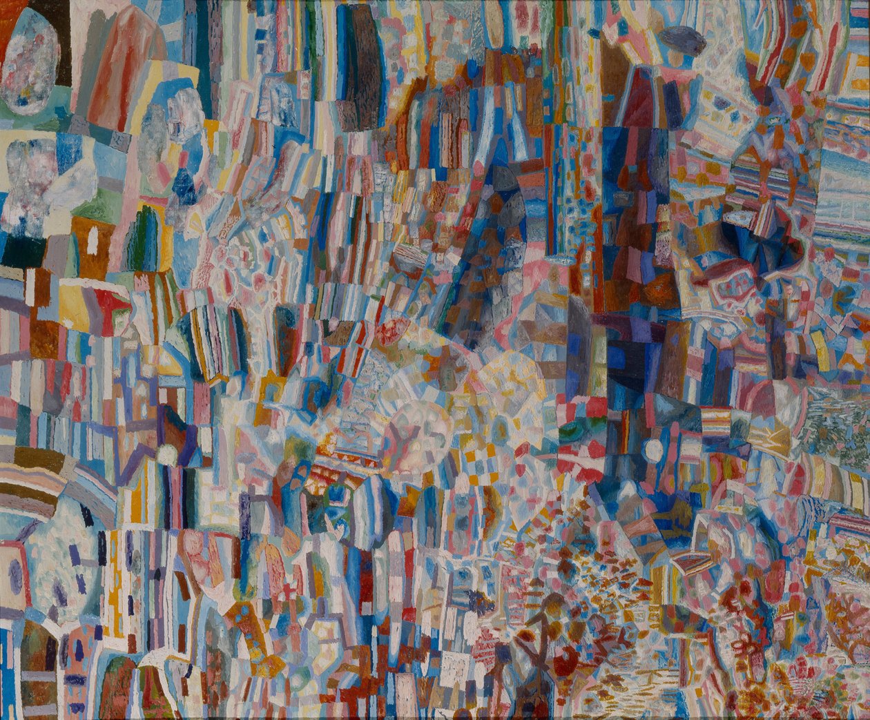 组成，1928-1929年 作者 帕维尔·尼古拉耶维奇·菲洛诺夫（Pavel Nikolayevich Filonov）